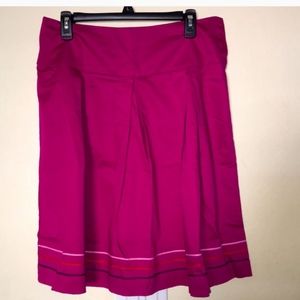 Comfortable Fuchsia Skirt